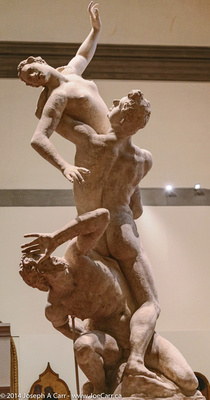 Rape of the Sabines statue