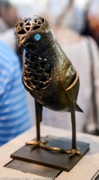 Little metal bird - Faucon brule-parfum - incense burner