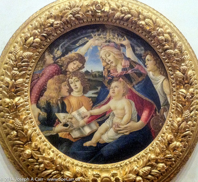 Madonna of the Magnificat painting by Botticelli