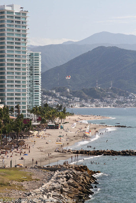 Waterfront condominiums & beach