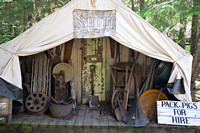 Blacksmith and hardware tent