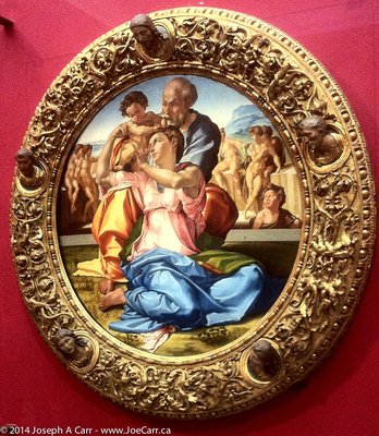 Doni Tondo (Doni Madonna) painting by Michelangelo