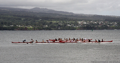 Rowers in Hilo Bay