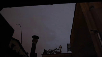 Thunder, lightning and rain